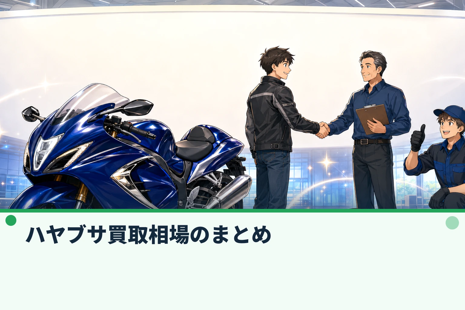 ハヤブサ買取相場のまとめ