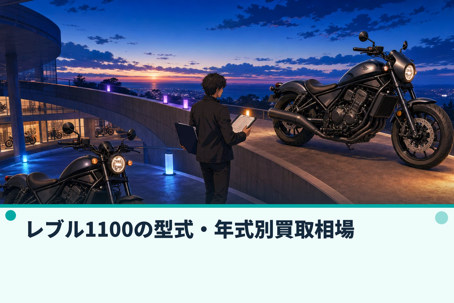 レブル1100の型式・年式別買取相場