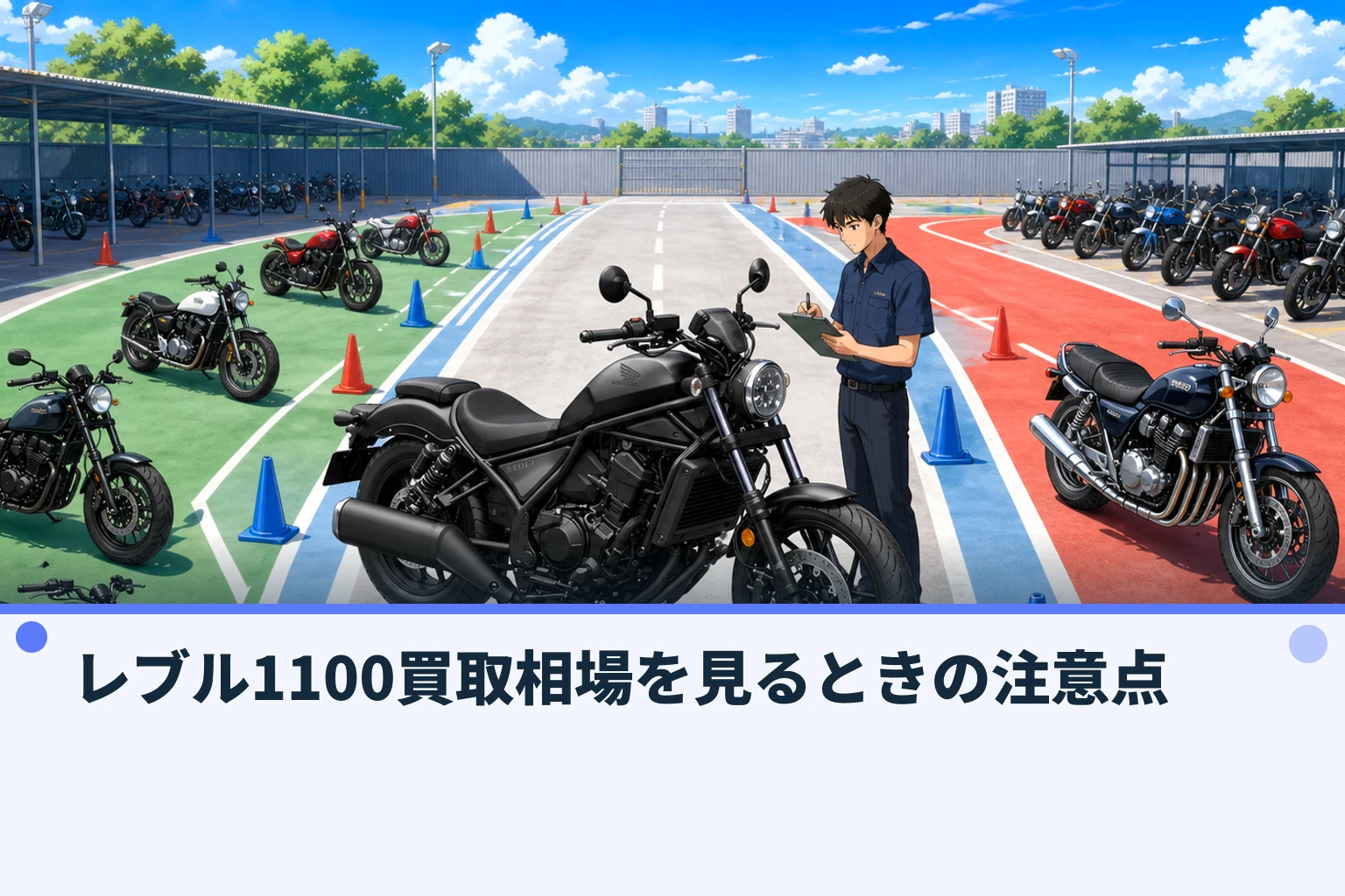 レブル1100買取相場を見るときの注意点