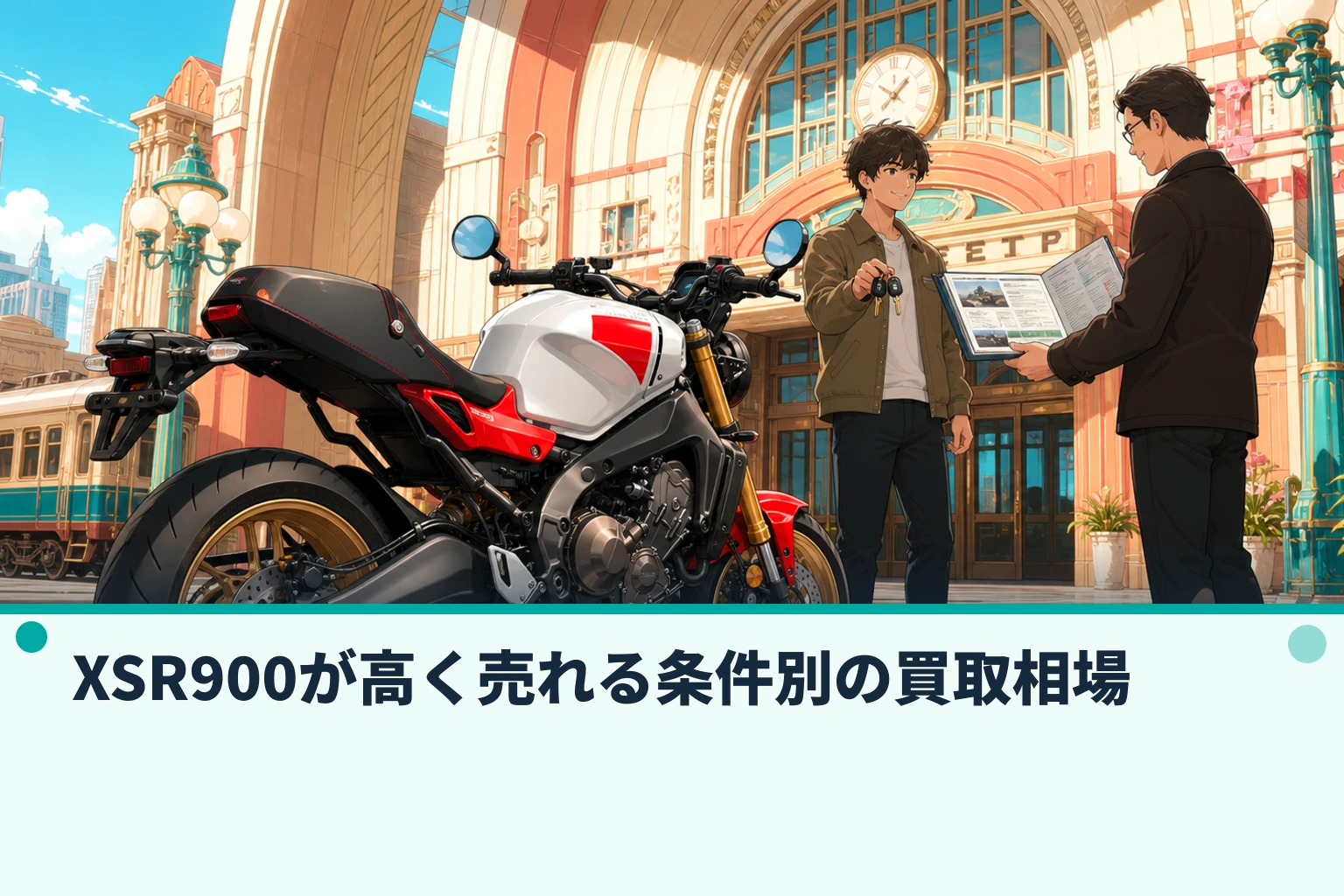XSR900が高く売れる条件別の買取相場