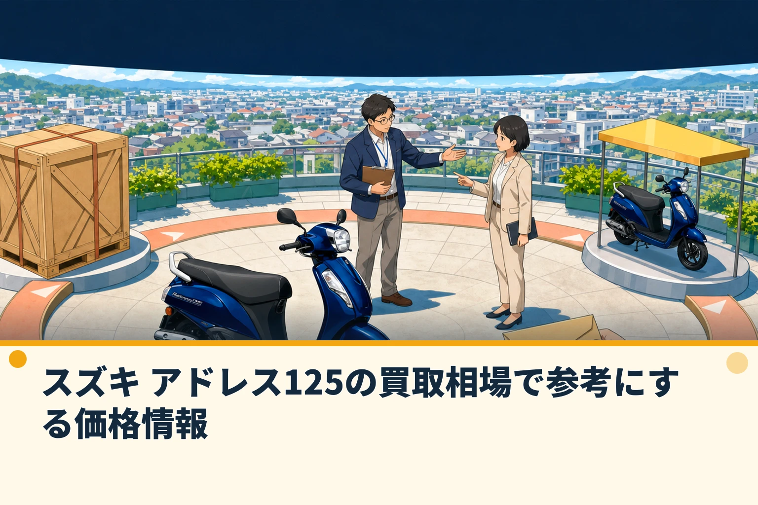 スズキ アドレス125の買取相場で参考にする価格情報