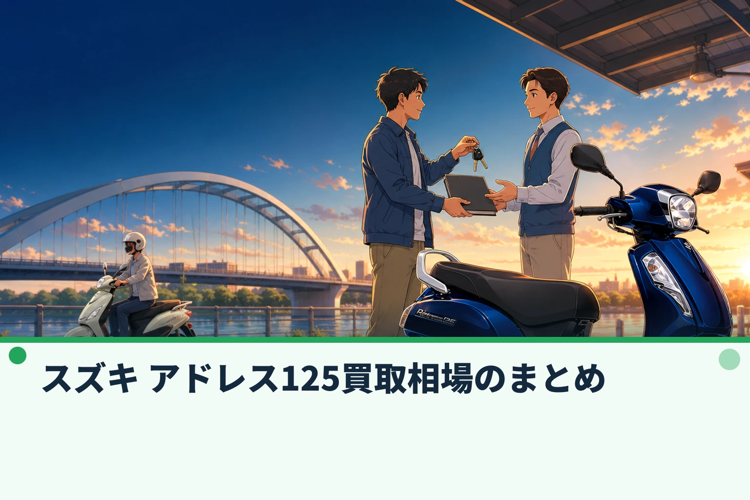 スズキ アドレス125買取相場のまとめ