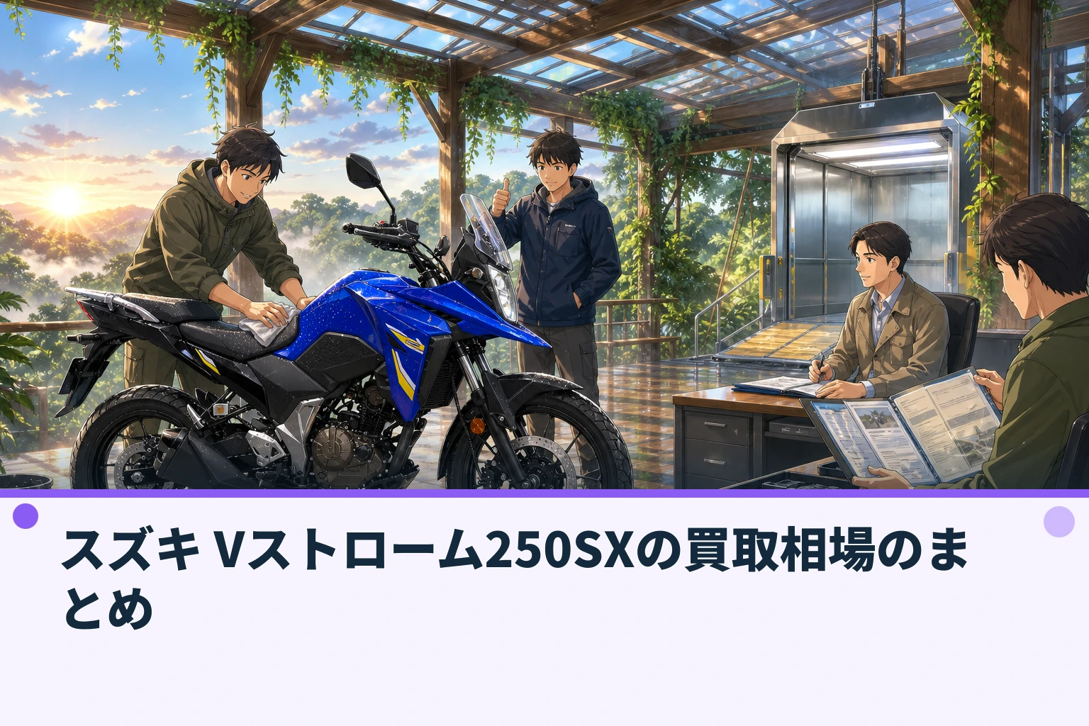 スズキ Vストローム250SXの買取相場のまとめ