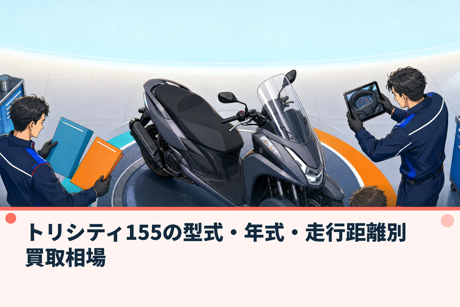 トリシティ155の型式・年式・走行距離別買取相場