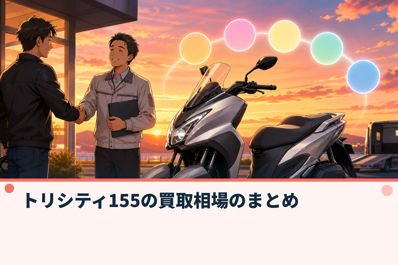 トリシティ155の買取相場のまとめ
