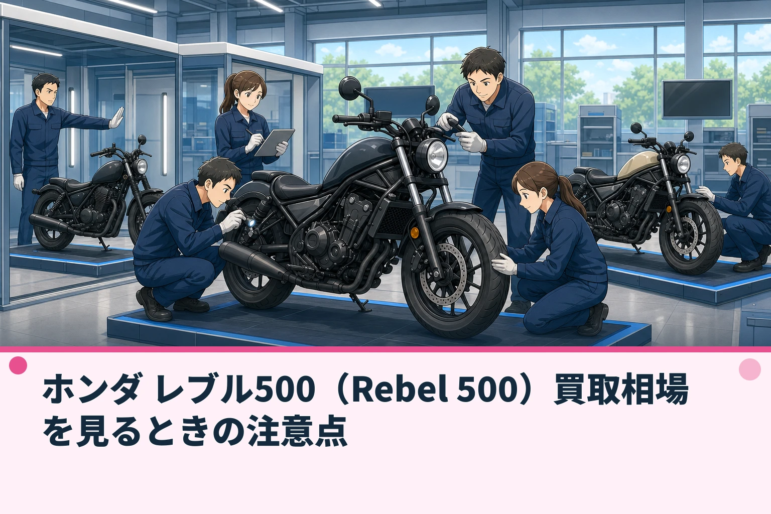 ホンダ レブル500（Rebel 500）買取相場を見るときの注意点