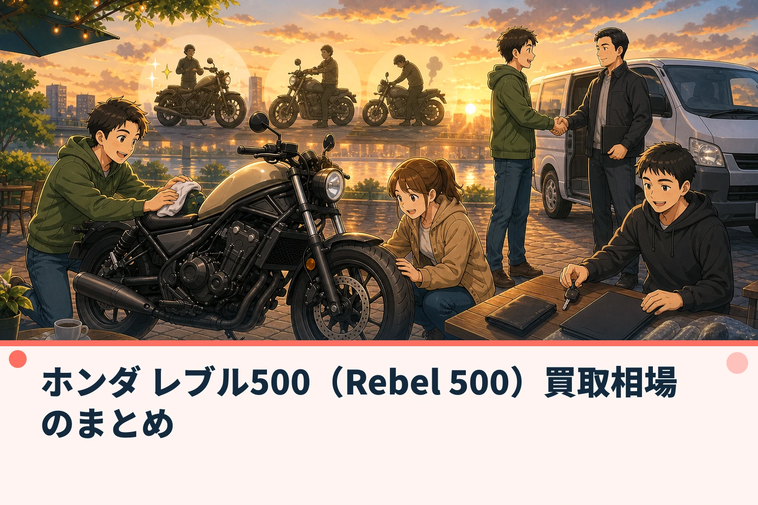 ホンダ レブル500（Rebel 500）買取相場のまとめ