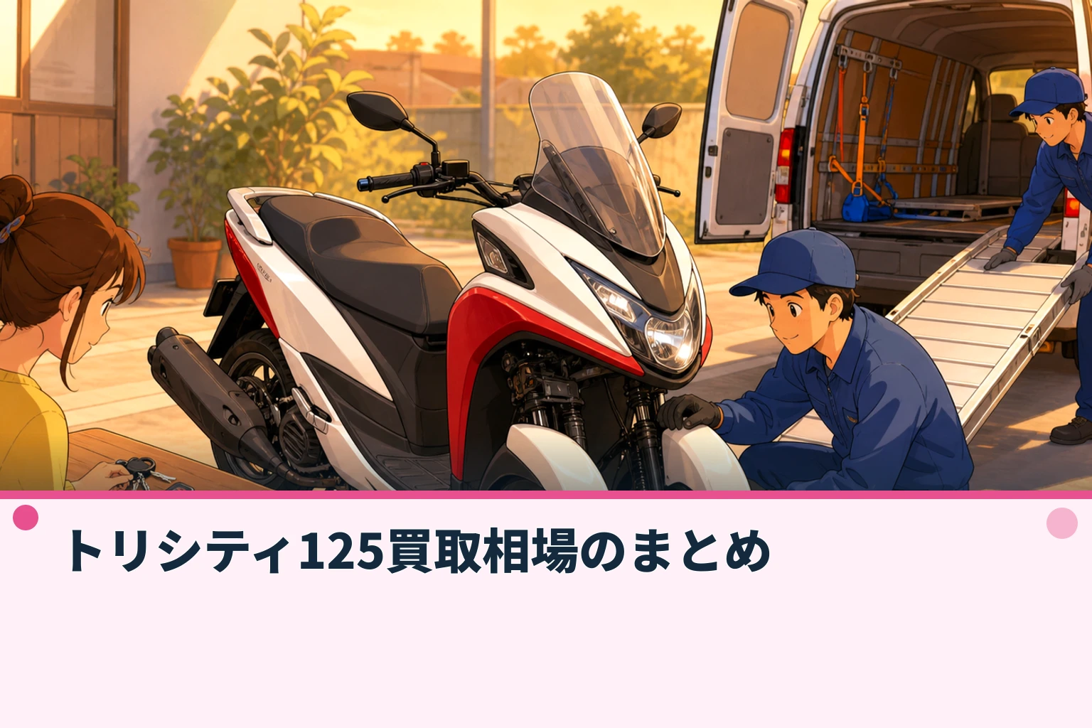 トリシティ125買取相場のまとめ