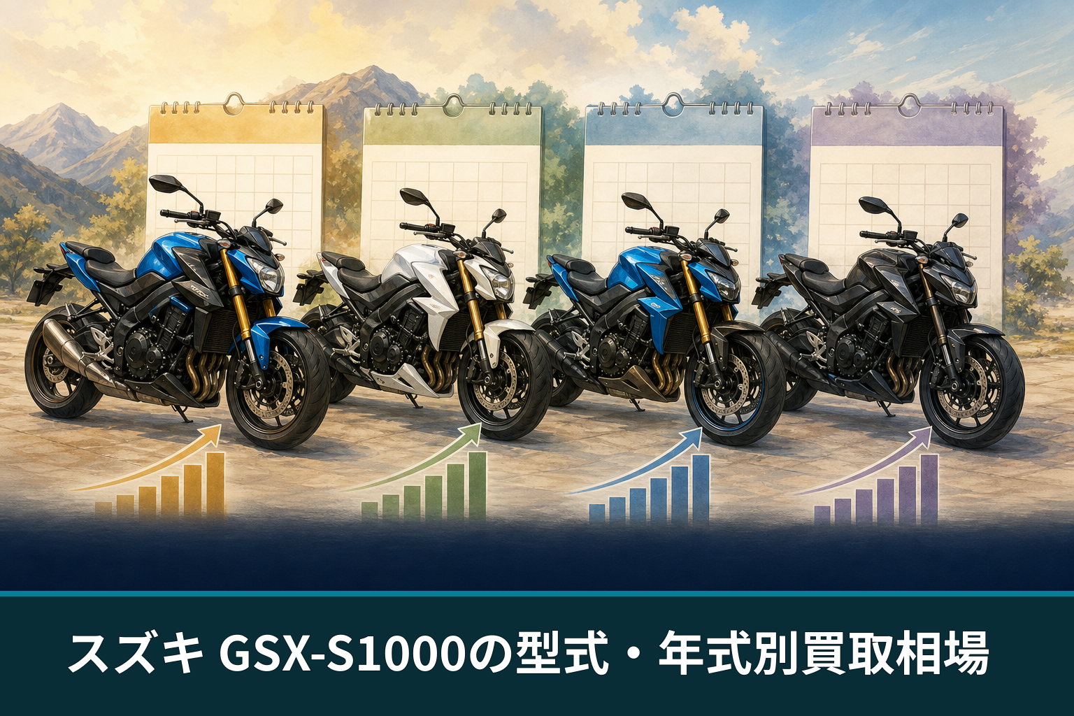 スズキ GSX-S1000の型式・年式別買取相場