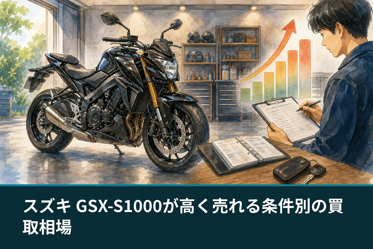 スズキ GSX-S1000が高く売れる条件別の買取相場