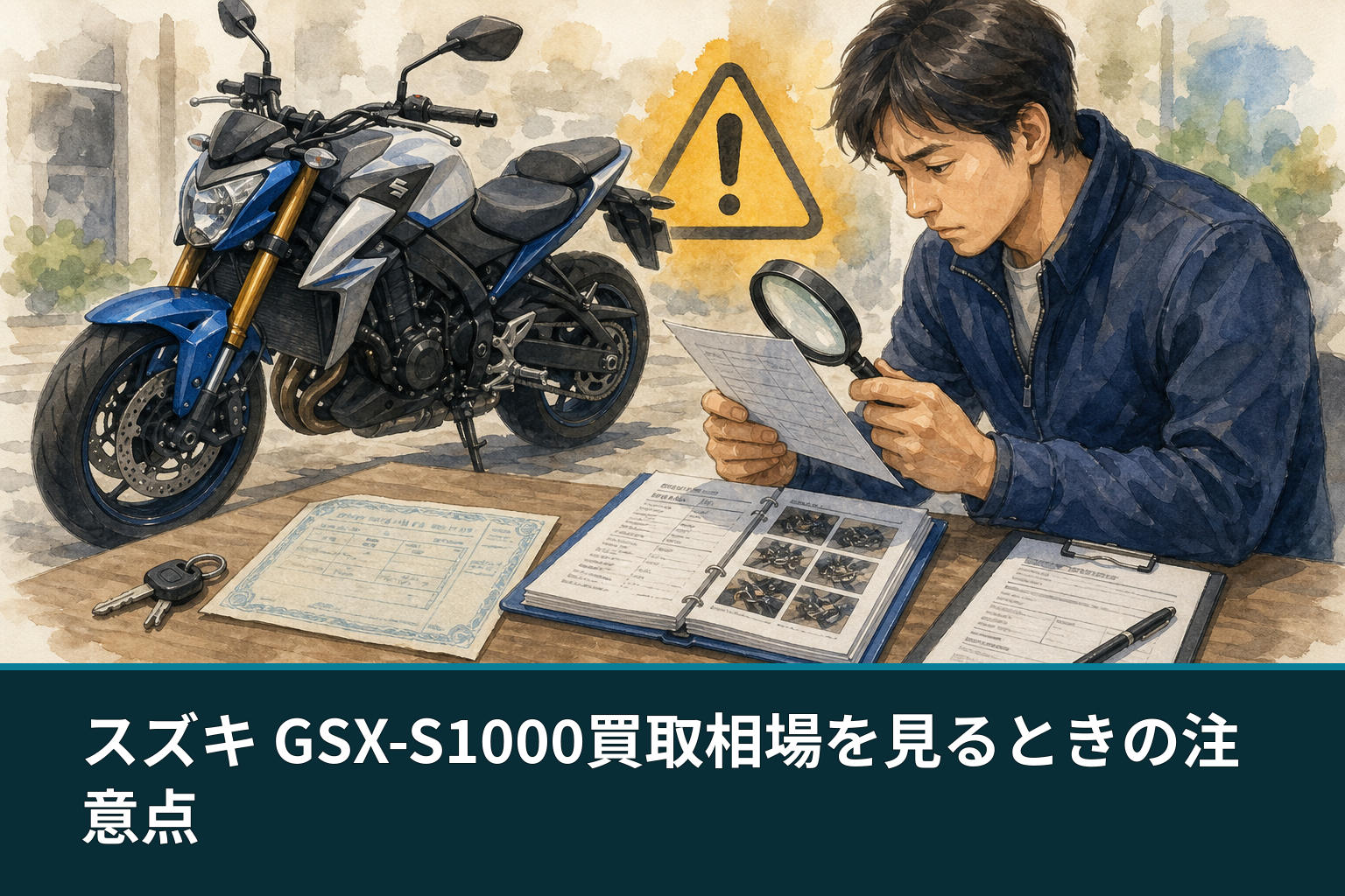 スズキ GSX-S1000買取相場を見るときの注意点