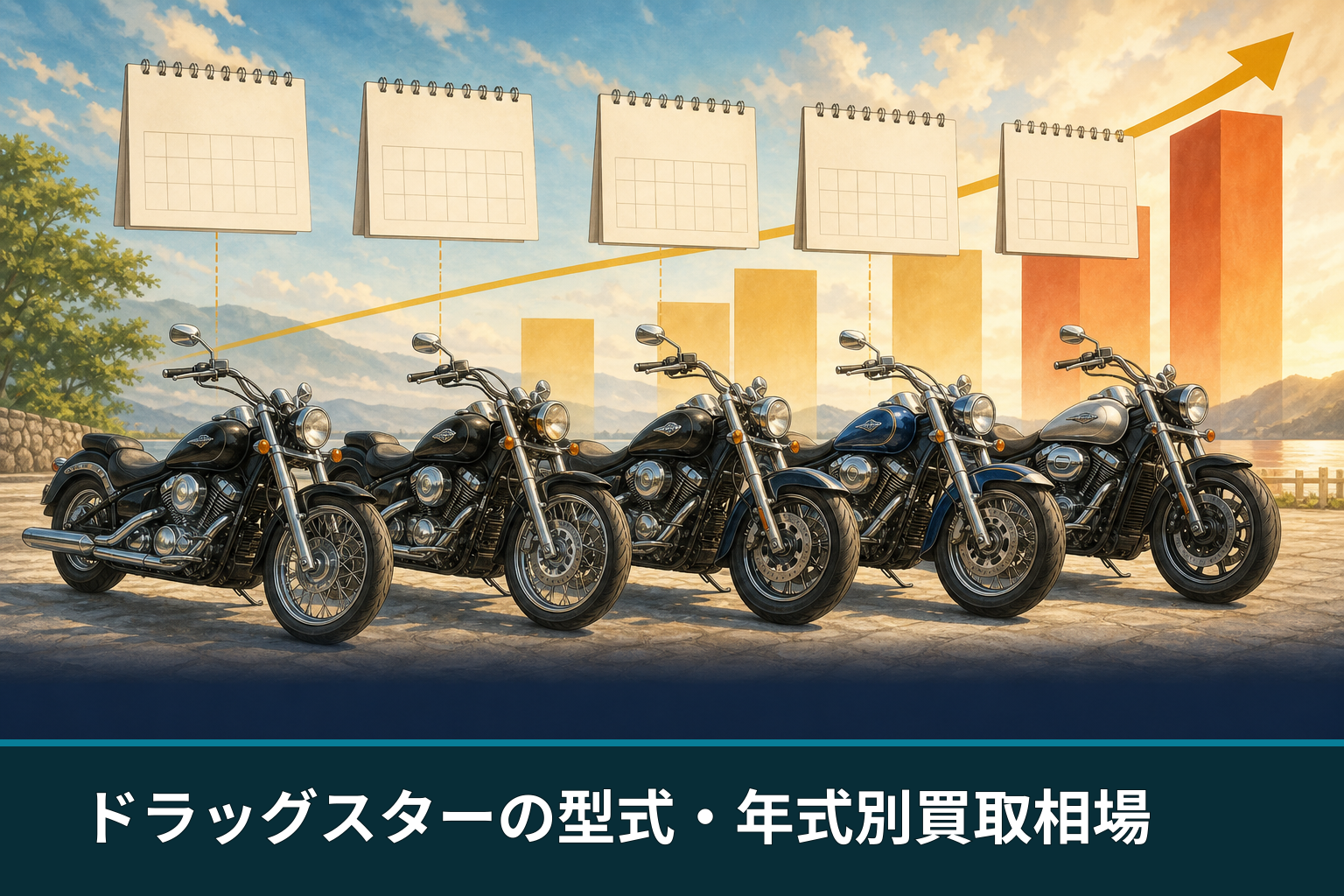 ドラッグスターの型式・年式別買取相場