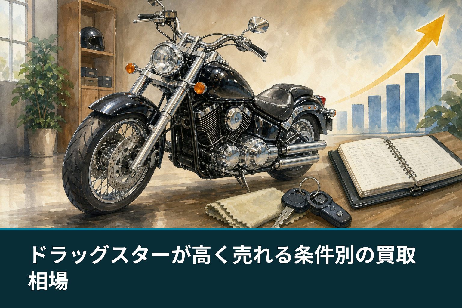 ドラッグスターが高く売れる条件別の買取相場