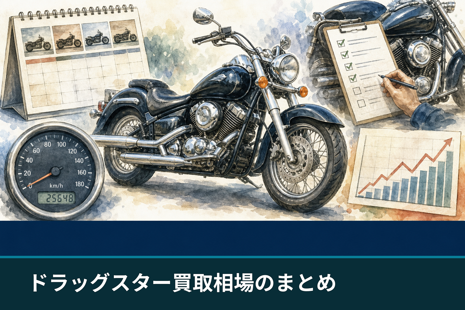 ドラッグスター買取相場のまとめ