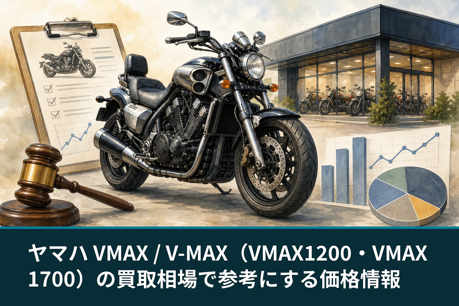 ヤマハ VMAX / V-MAX(VMAX1200・VMAX1700)の買取相場で参考にする価格情報