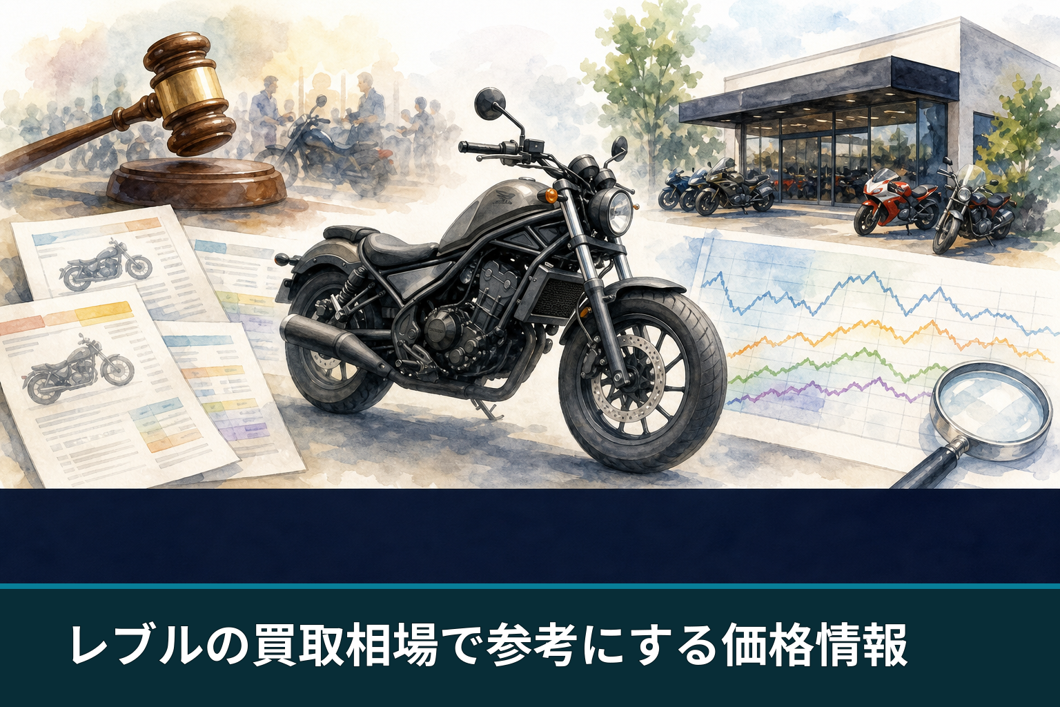 レブルの買取相場で参考にする価格情報