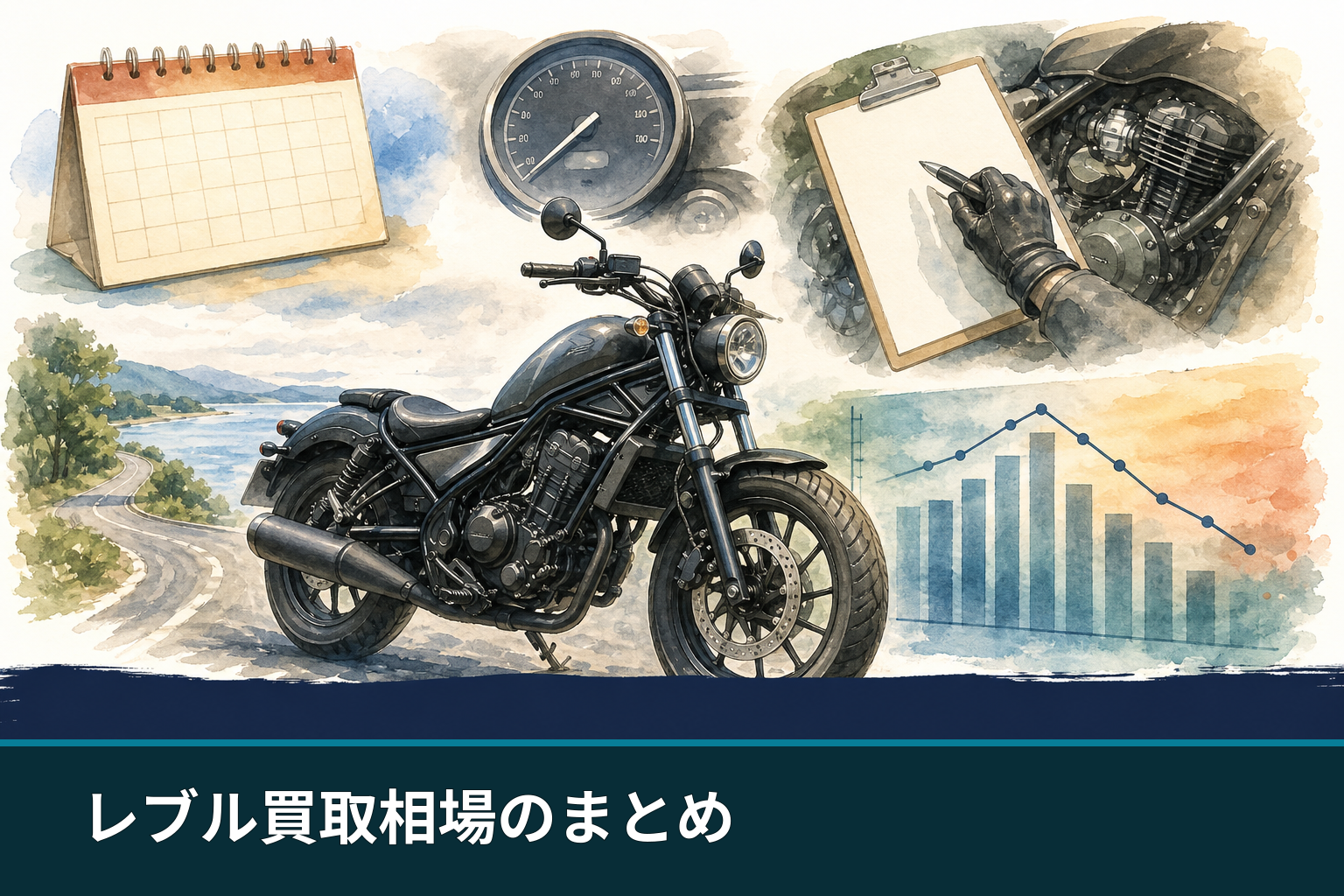 レブル買取相場のまとめ