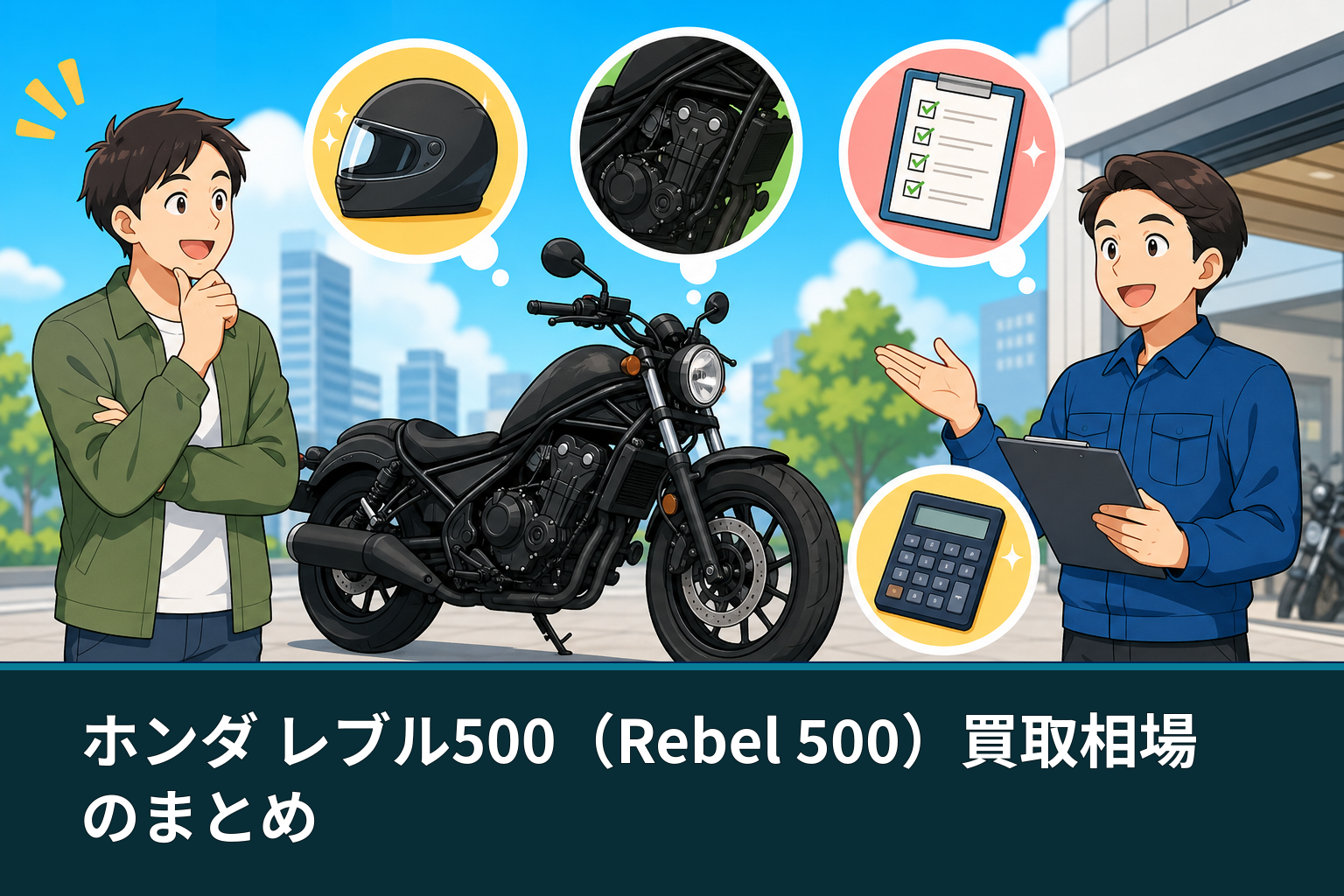 ホンダ レブル500（Rebel 500）買取相場のまとめ