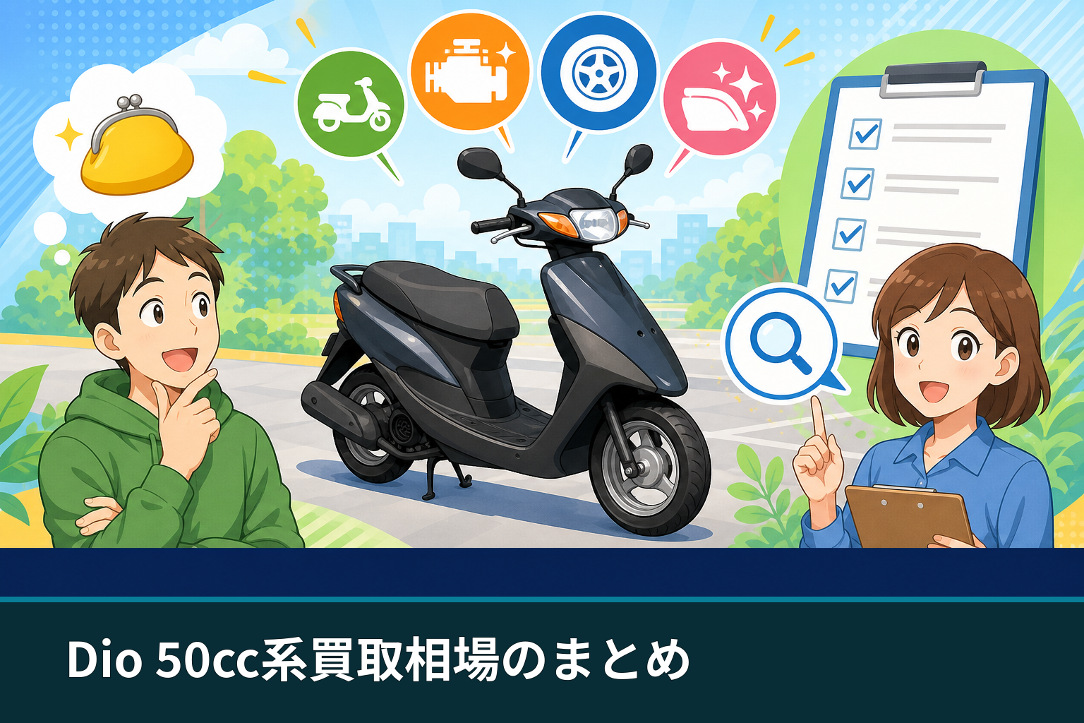 Dio 50cc系買取相場のまとめ