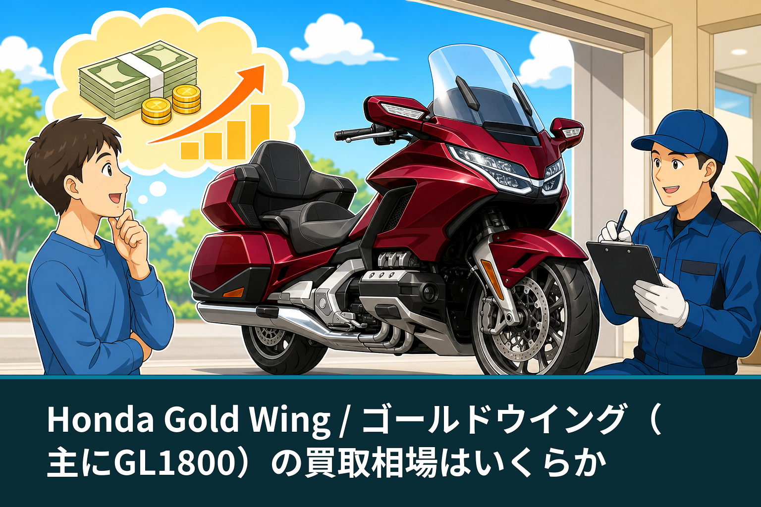 Honda Gold Wing / ゴールドウイング（主にGL1800）の買取相場はいくらか