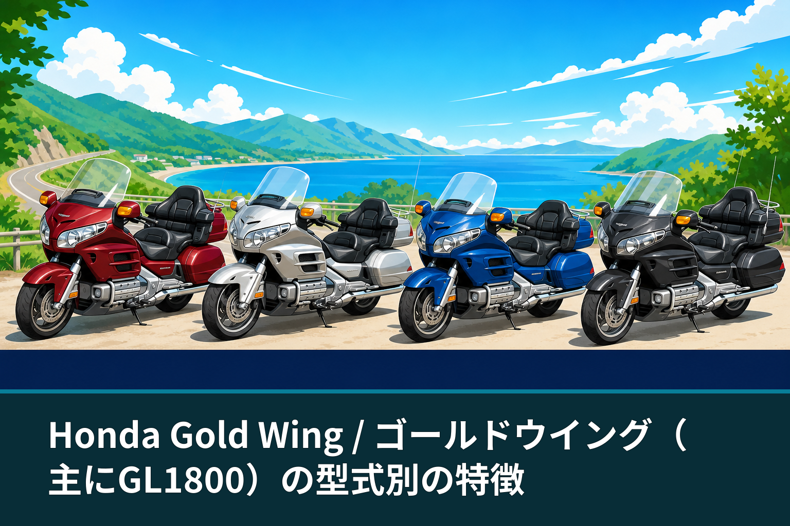 Honda Gold Wing / ゴールドウイング（主にGL1800）の型式別の特徴