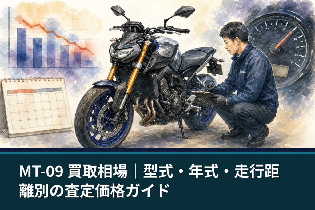 MT-09 買取相場|型式・年式・走行距離別の査定価格ガイド