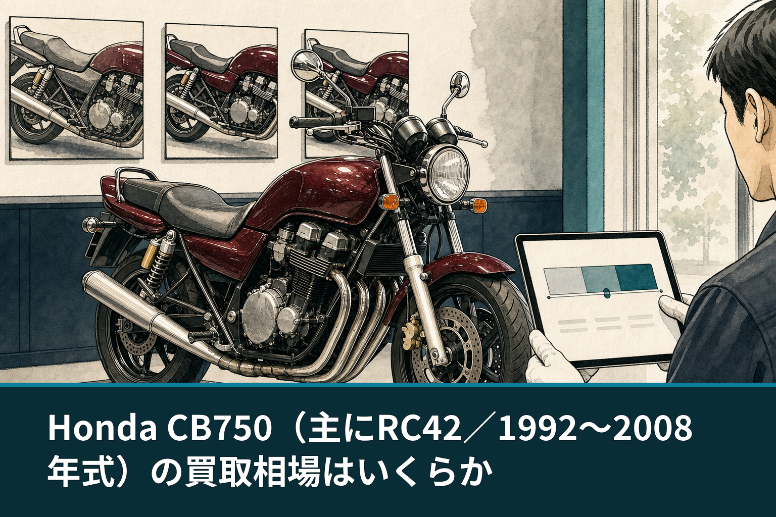 Honda CB750(主にRC42/1992〜2008年式)の買取相場はいくらか