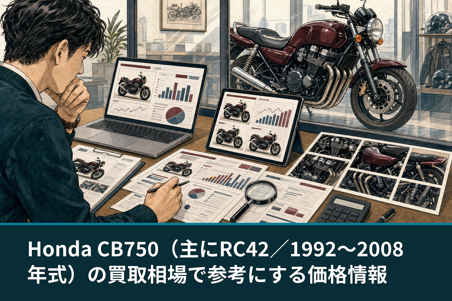 Honda CB750(主にRC42/1992〜2008年式)の買取相場で参考にする価格情報