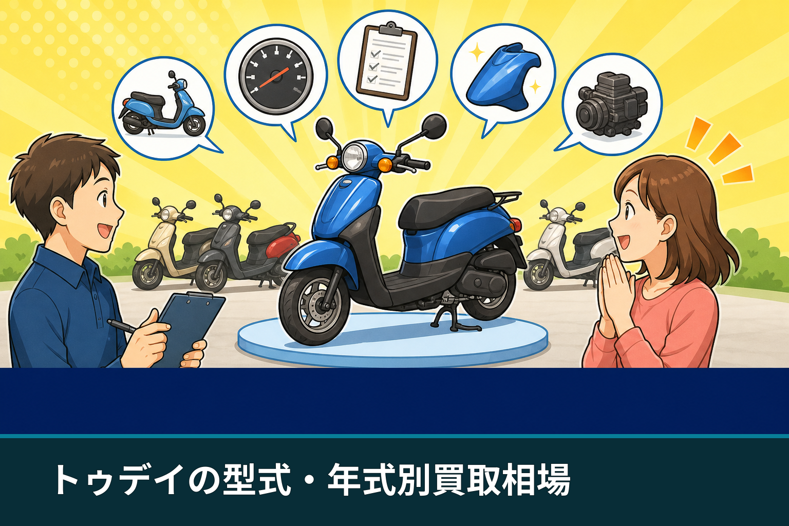 トゥデイの型式・年式別買取相場