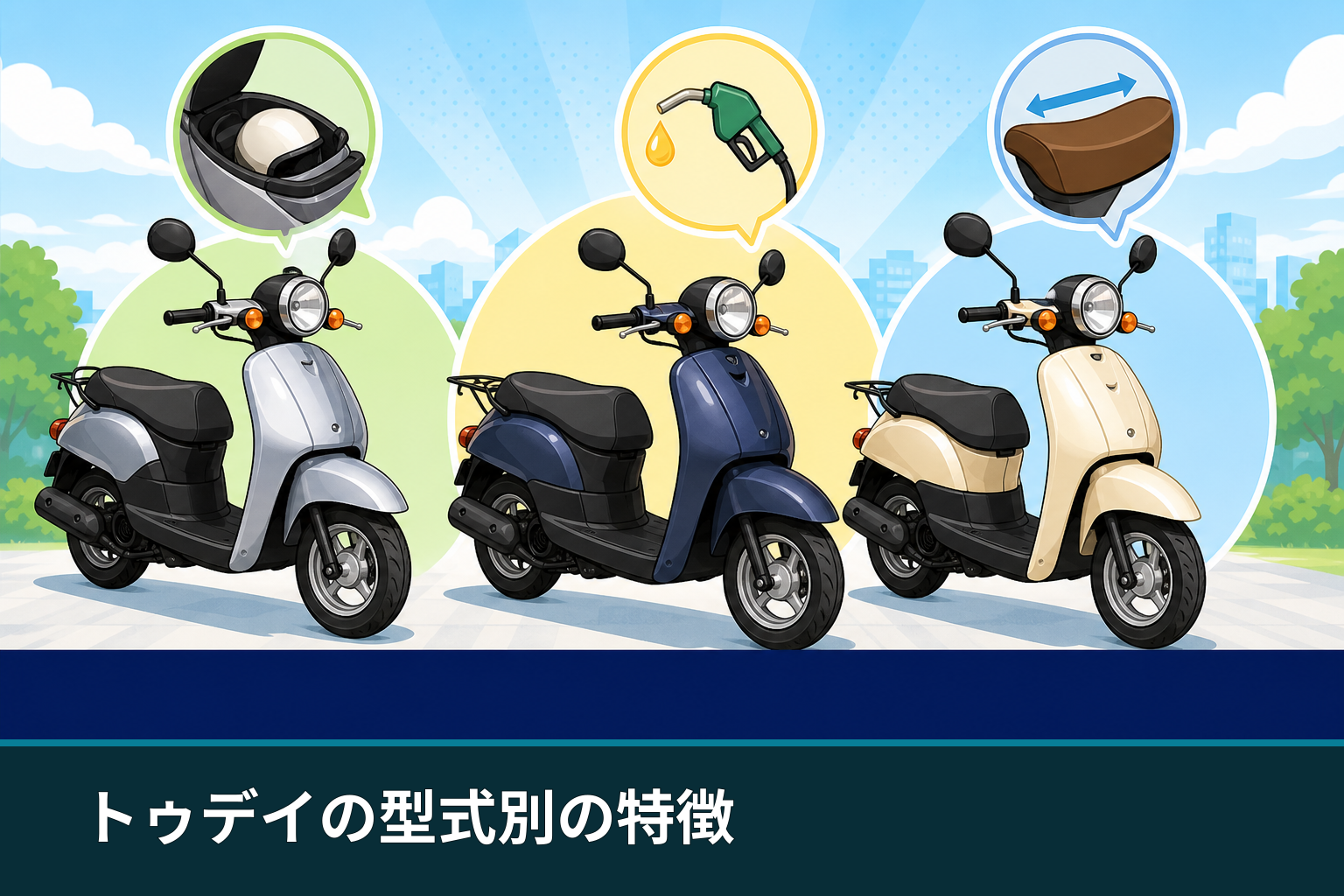 トゥデイの型式別の特徴
