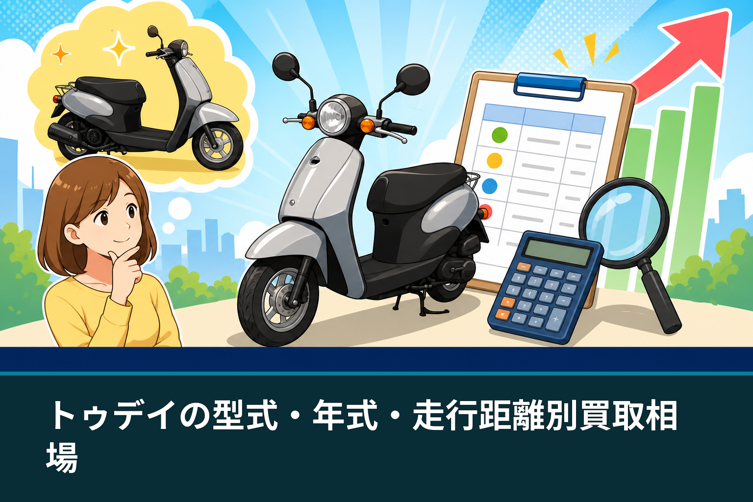 トゥデイの型式・年式・走行距離別買取相場