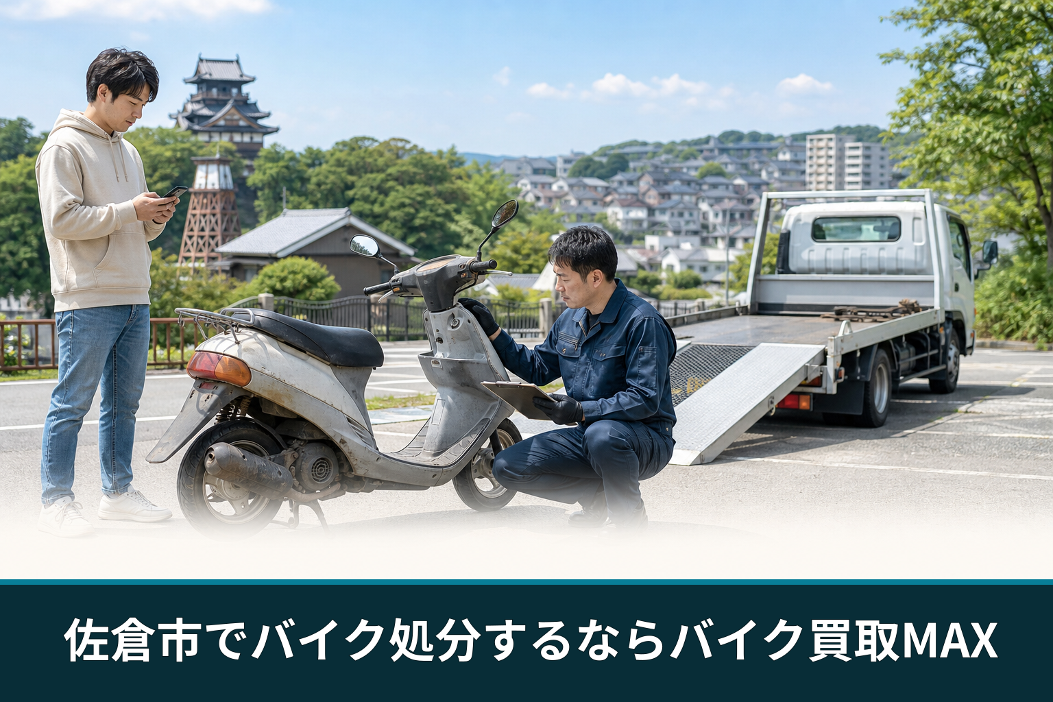佐倉市でバイク処分するならバイク買取MAX