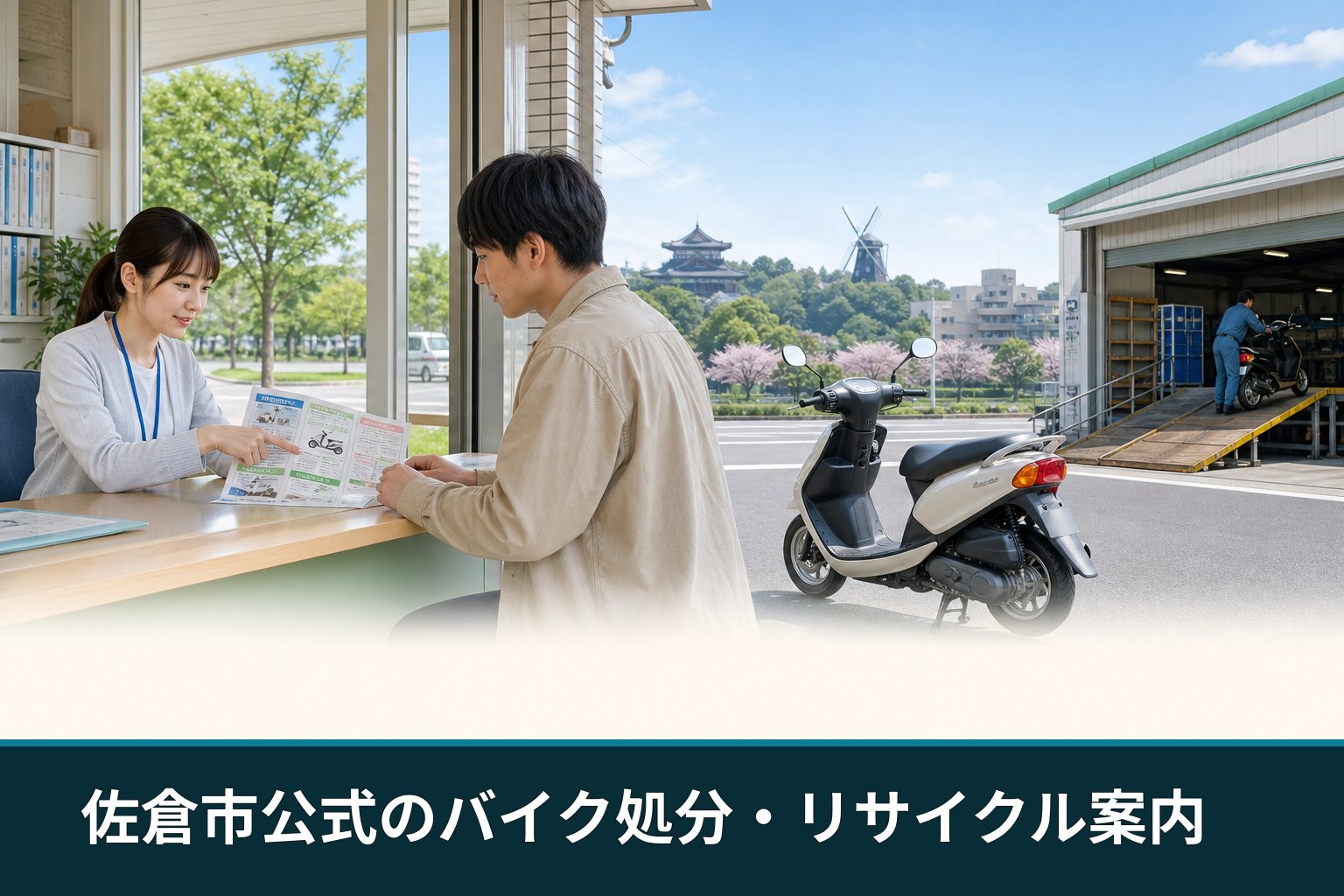 佐倉市公式のバイク処分・リサイクル案内
