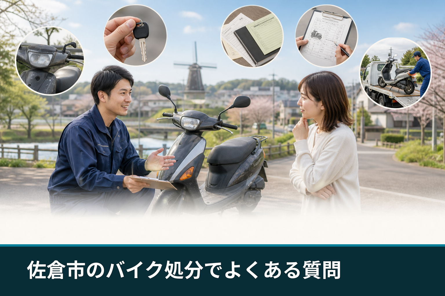 佐倉市のバイク処分でよくある質問