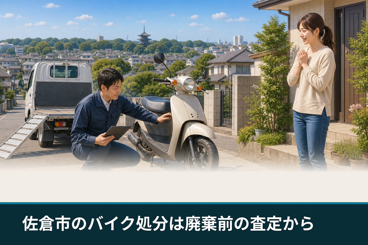 佐倉市のバイク処分は廃棄前の査定から
