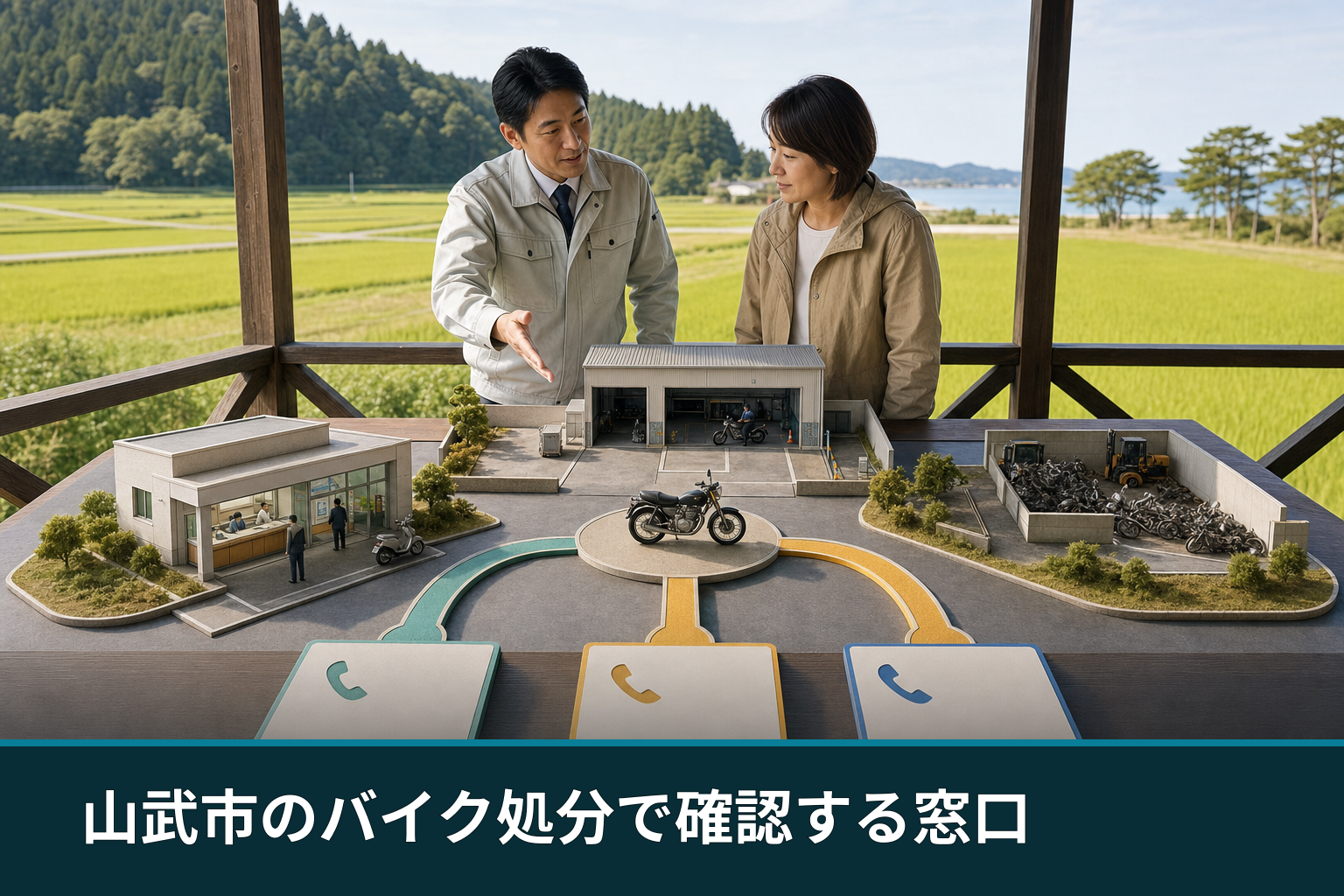 山武市のバイク処分で確認する窓口