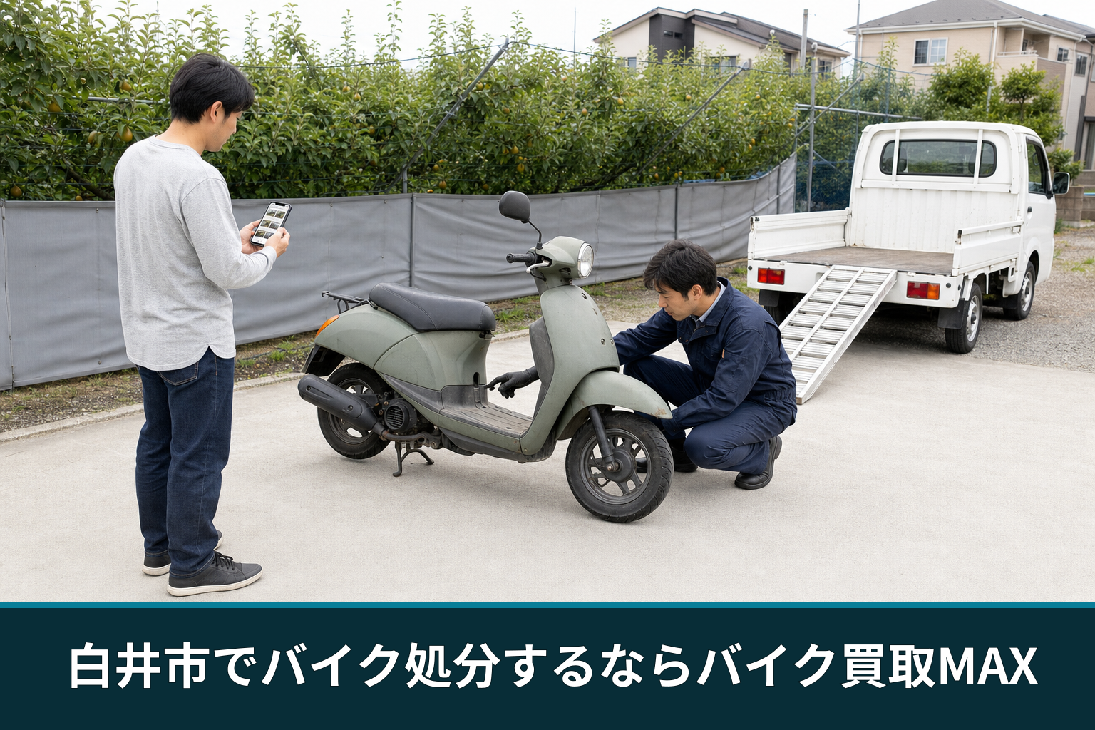 白井市でバイク処分するならバイク買取MAX
