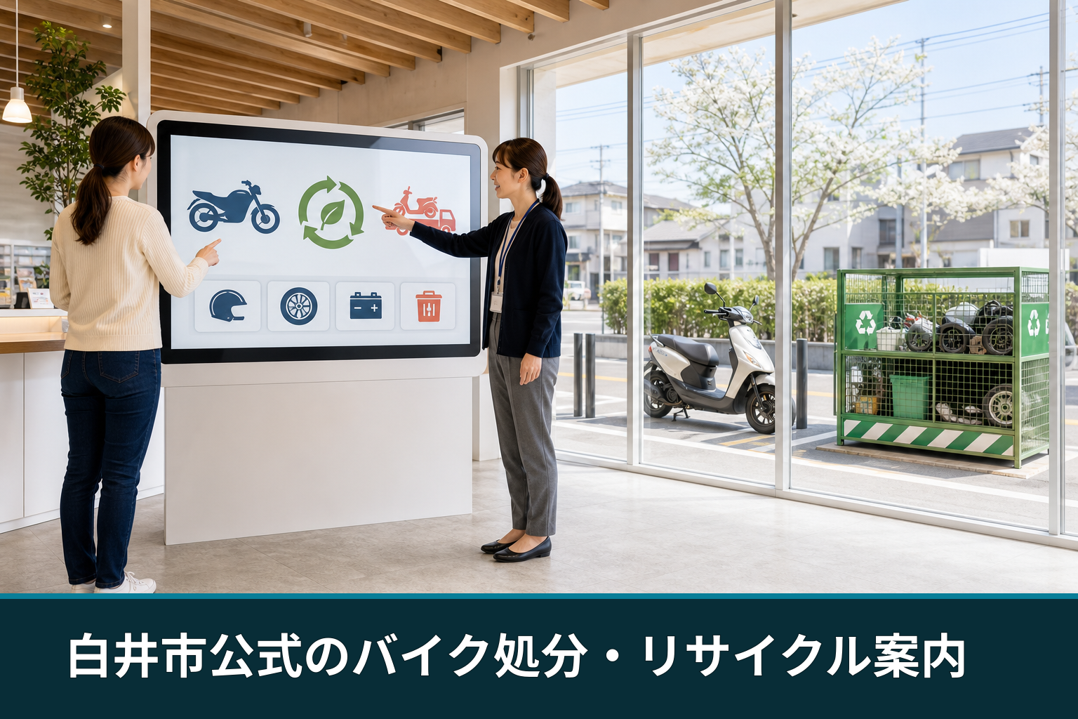 白井市公式のバイク処分・リサイクル案内
