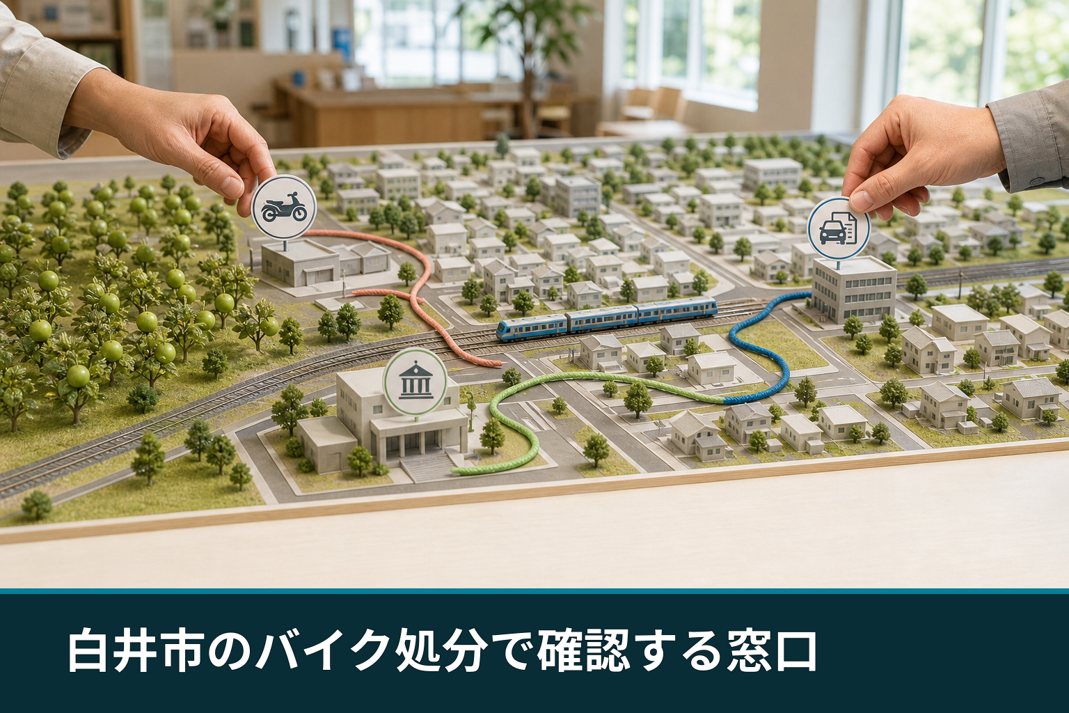 白井市のバイク処分で確認する窓口