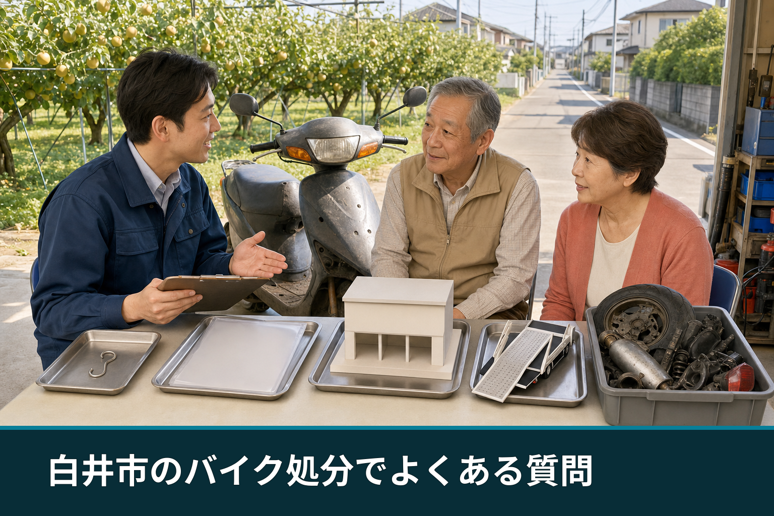 白井市のバイク処分でよくある質問