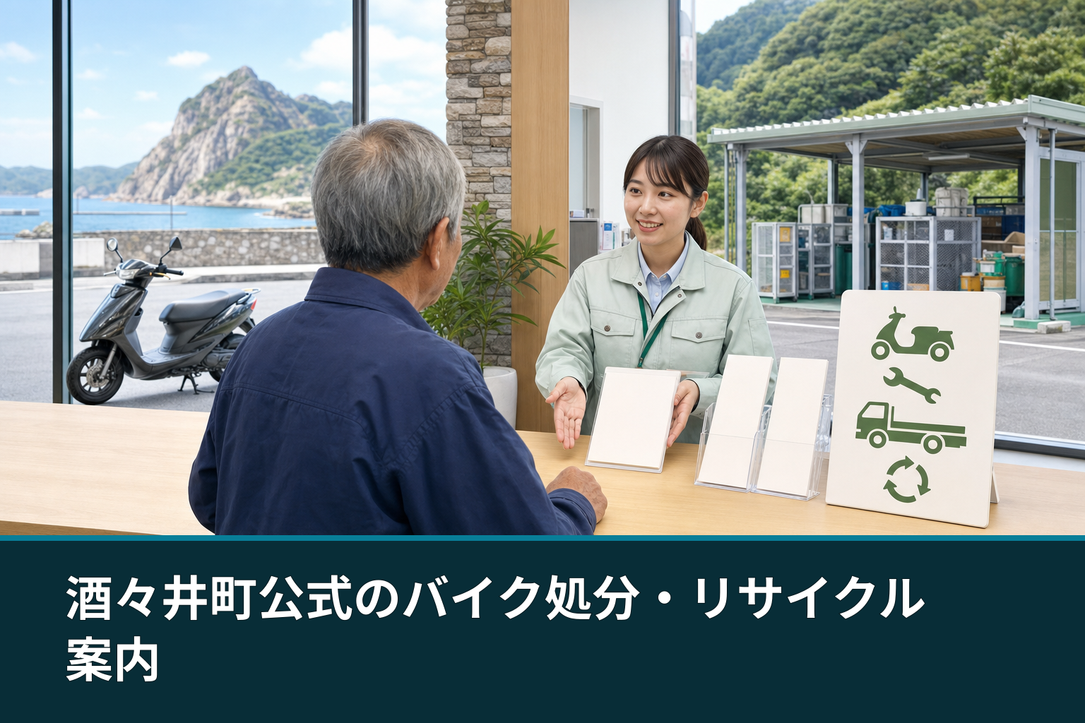 酒々井町公式のバイク処分・リサイクル案内