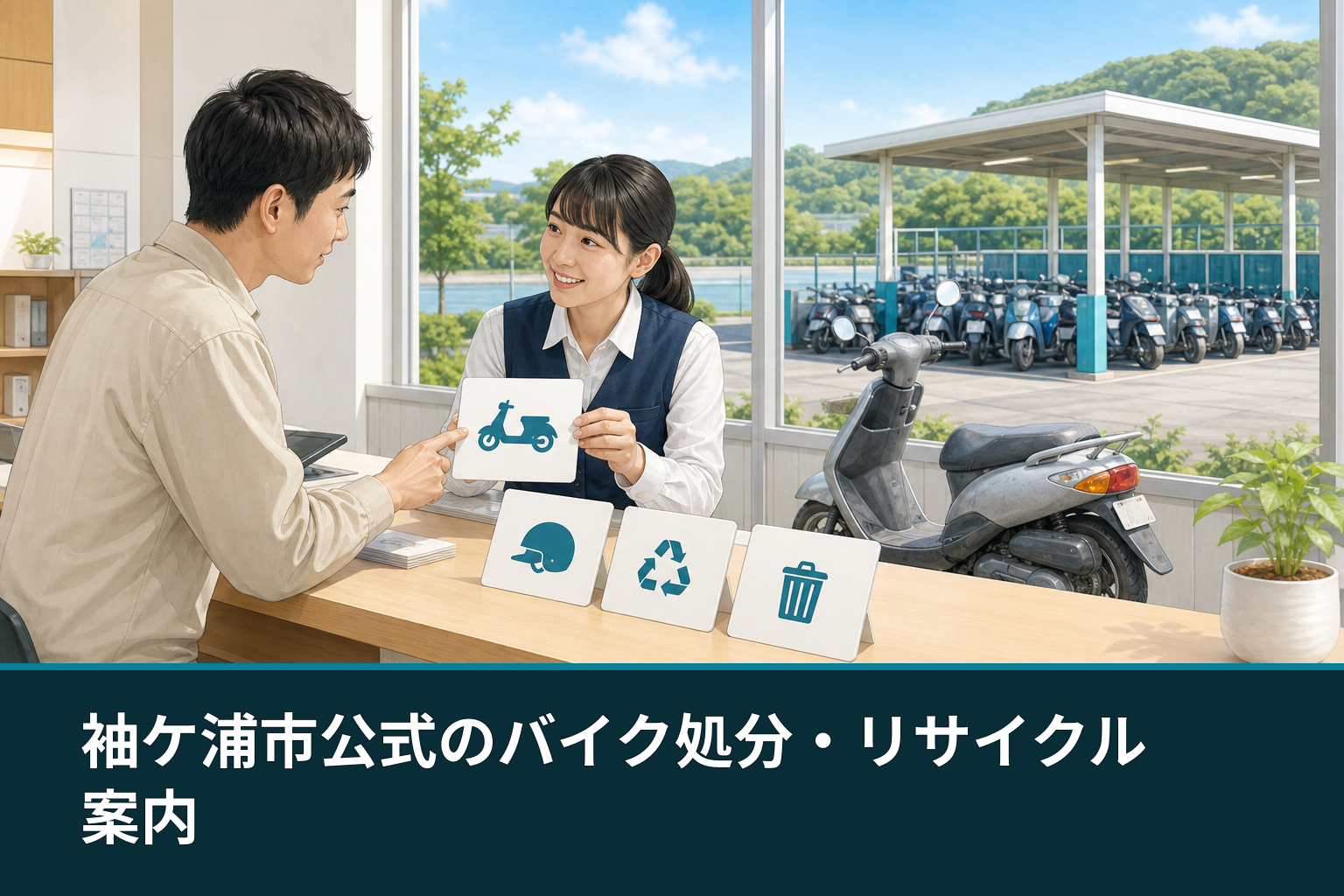 袖ケ浦市公式のバイク処分・リサイクル案内