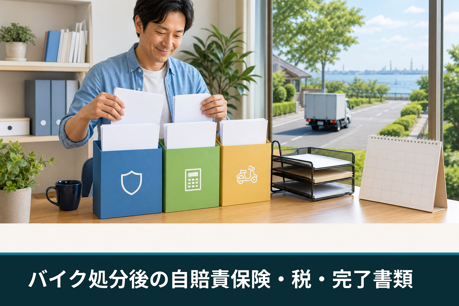 バイク処分後の自賠責保険・税・完了書類