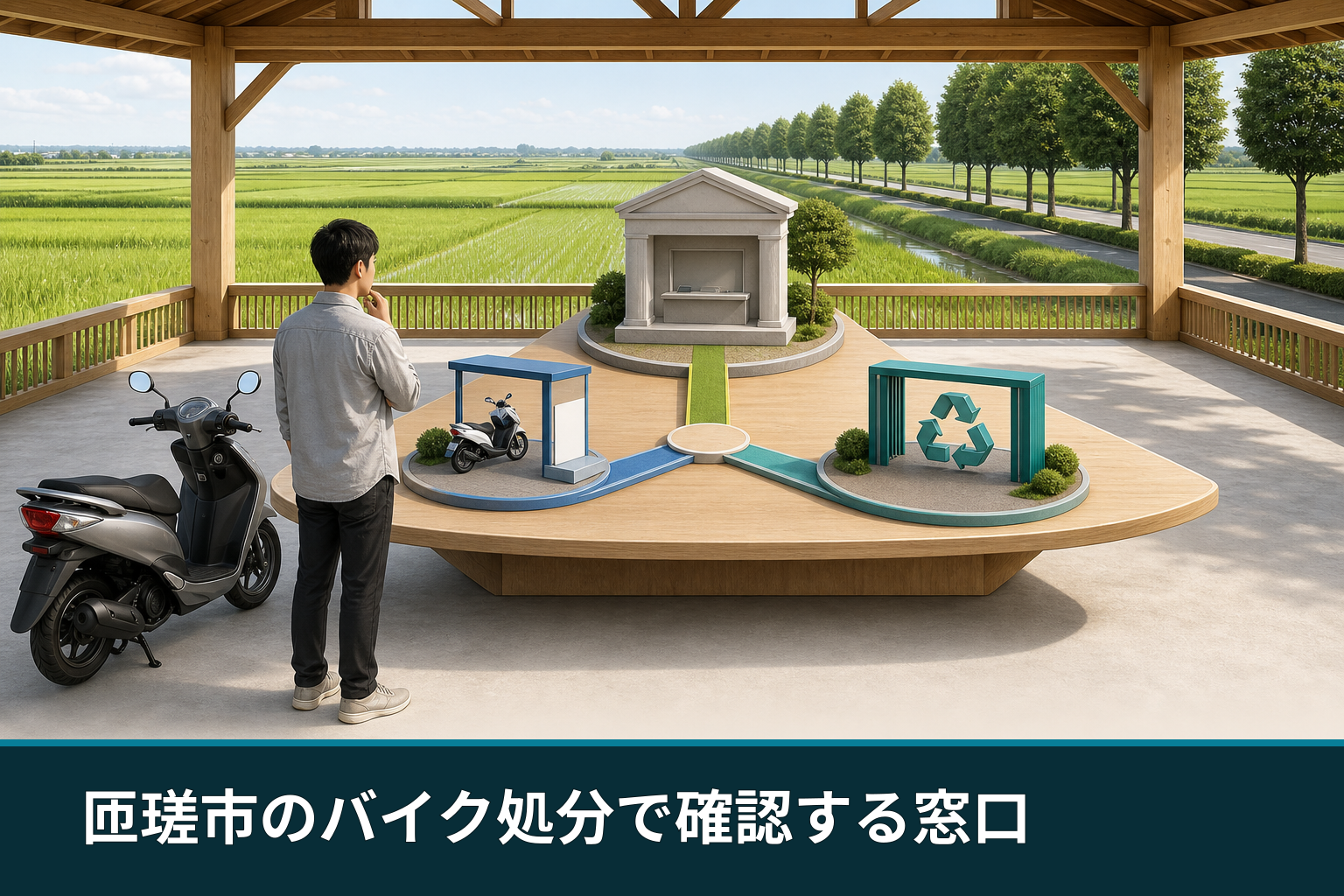 匝瑳市のバイク処分で確認する窓口