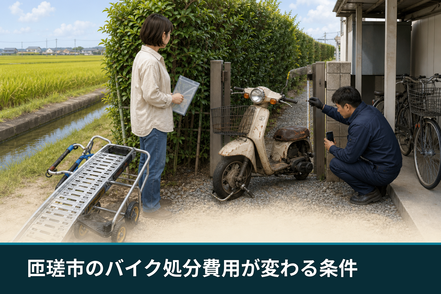 匝瑳市のバイク処分費用が変わる条件