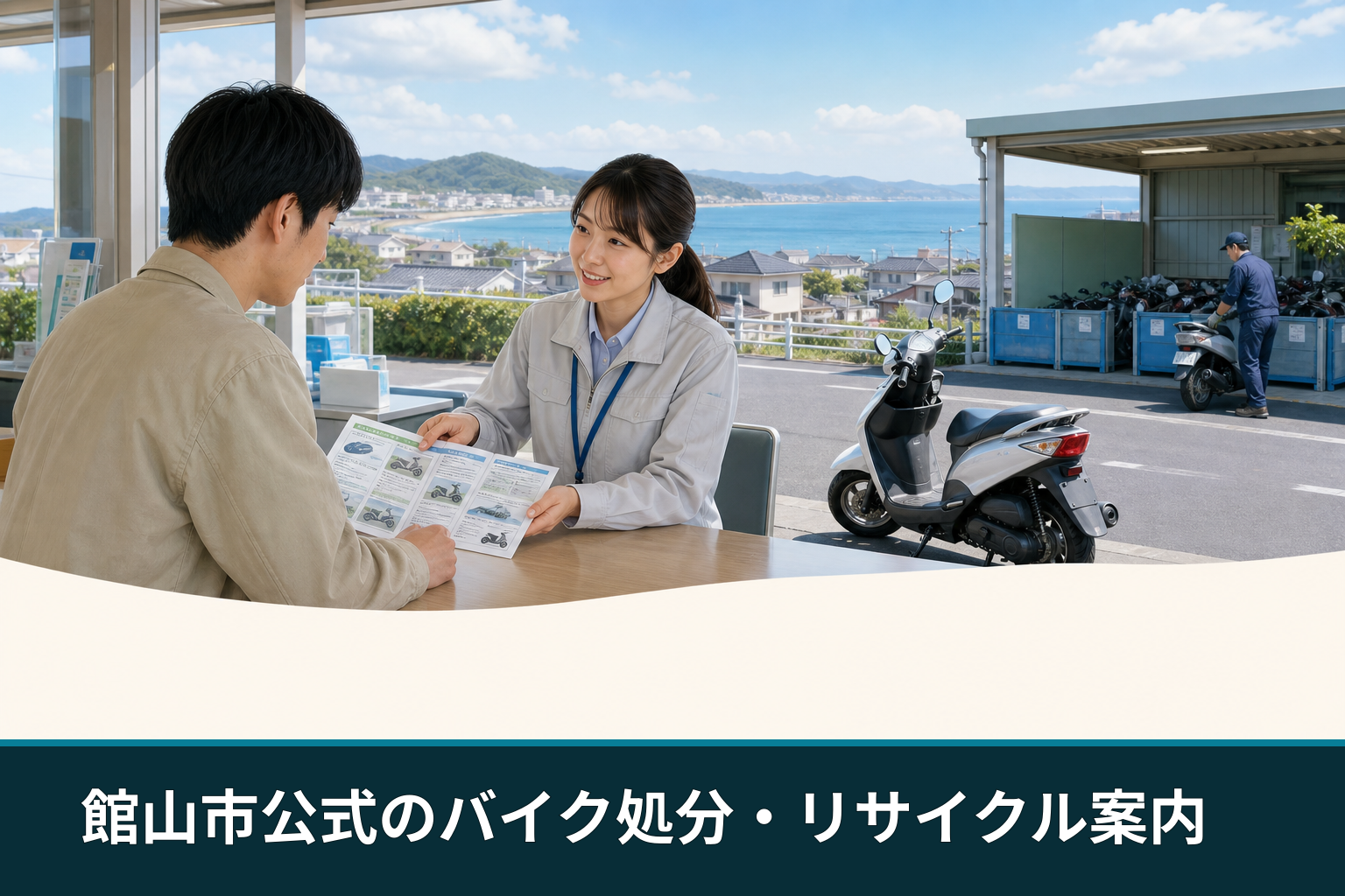 館山市公式のバイク処分・リサイクル案内