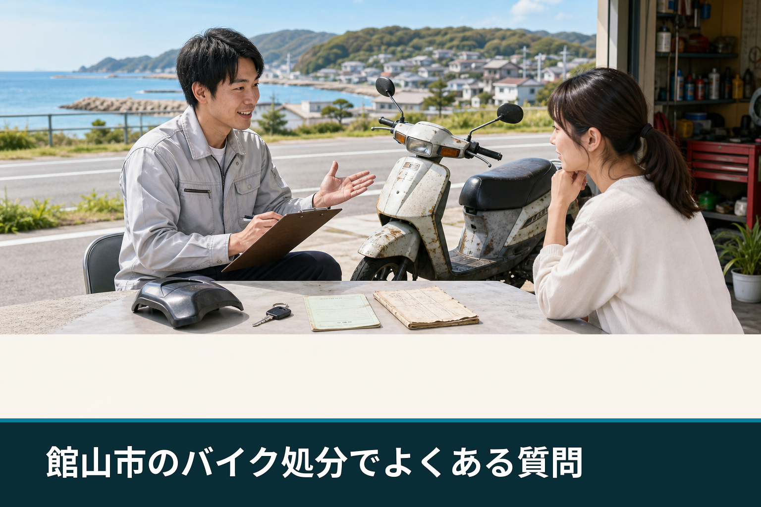館山市のバイク処分でよくある質問