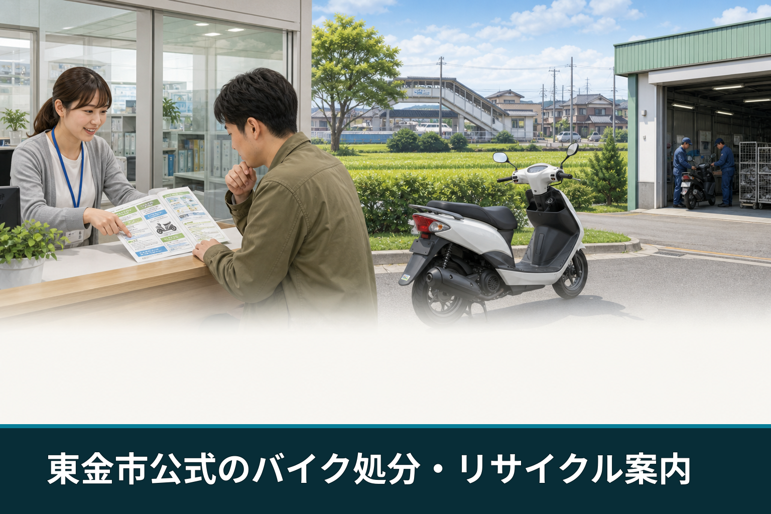 東金市公式のバイク処分・リサイクル案内