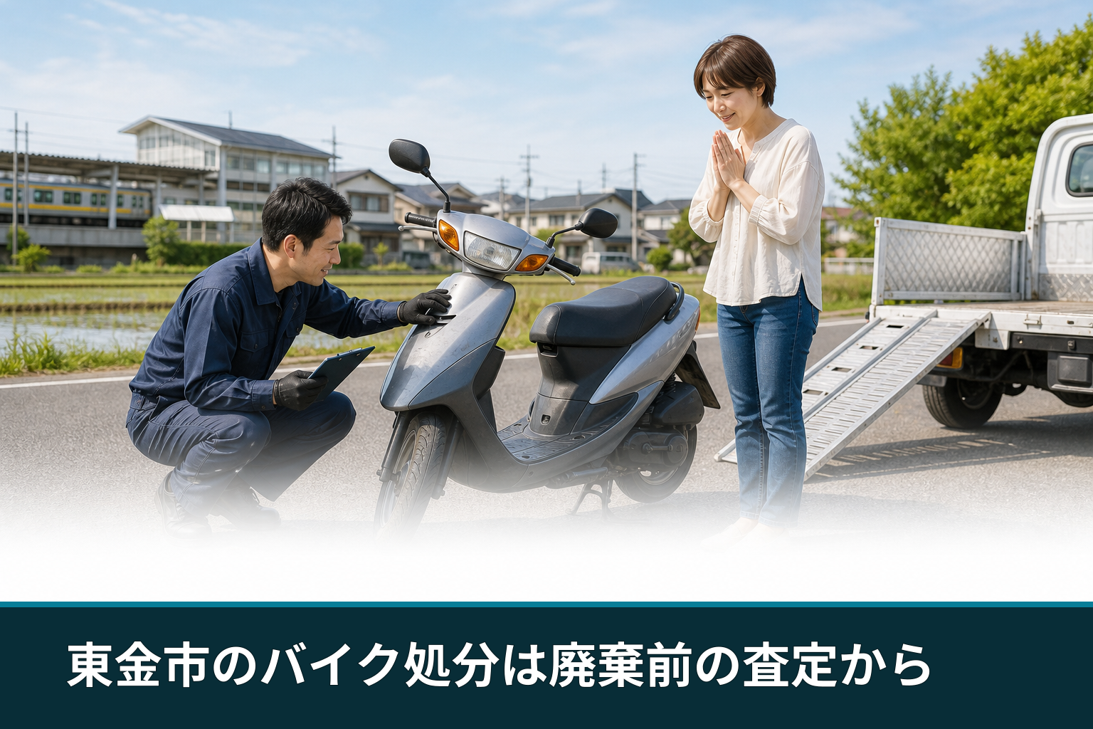 東金市のバイク処分は廃棄前の査定から
