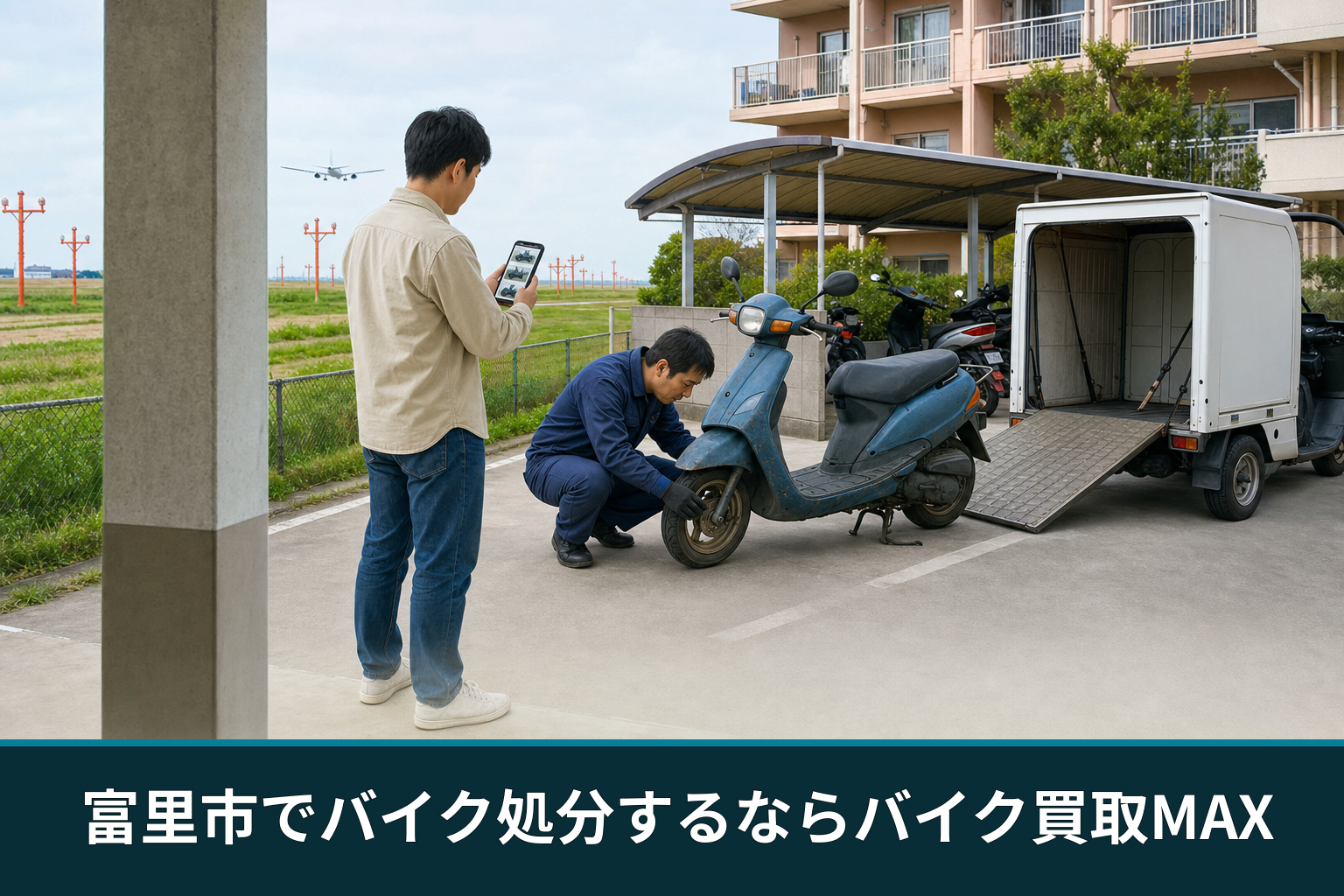 富里市でバイク処分するならバイク買取MAX